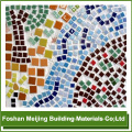 colorful glass mosaic pigment for black and white marble mosaic floor tile mosaic producer